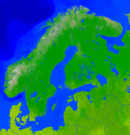 Skandinavien Vegetation 3058x3200